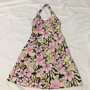 Flower print dress